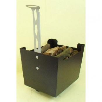 Cruccolini Carrello Porta Legna Trolley Ferro