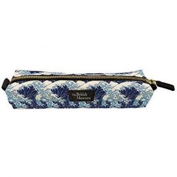 The Great Wave Cotton Pencil Organizer