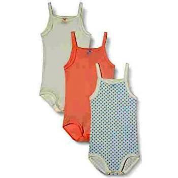 Petit Bateau Mädchen Strampelanzug, Mehrfarbig, 4 Jahre, 3er Pack