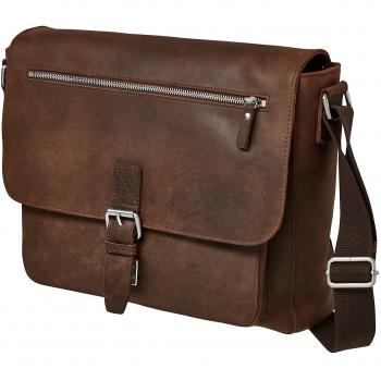 Leonhard Heyden Salisbury 34 cm Brown Leather Laptop Bag