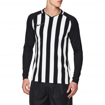 Nike Men’s Striped LS Division III Jersey (Black/White) – XXL Size