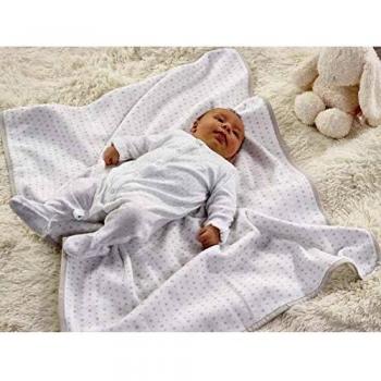 Kinder Valley Stars Fleece Baby Blanket 70cm x 100cm