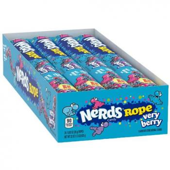 Cuerda Dulce de Nerds Frutas Vermelhas 24 Unidades