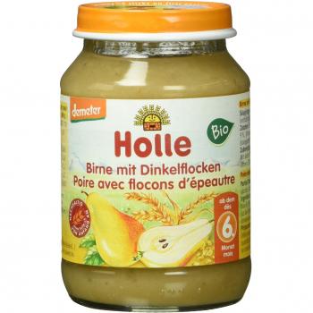 Holle Bio-Birne und Dinkelflocken (6 x 190 g)
