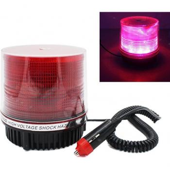 LED Amber Strobe Warning Light with Rechargeable Magnetic Base