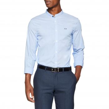 Camisa Armani Exchange 6zzc33, Azul, Talla XX-Large