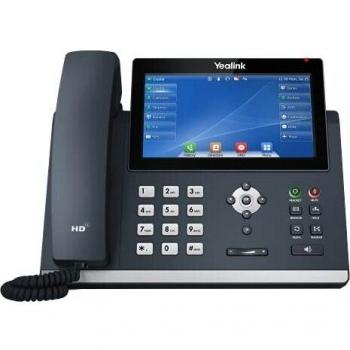 Yealink SIP-T48U Ultra-Elegant Gigabit IP Phone + Handset/Stand Ref: 821J 12/22