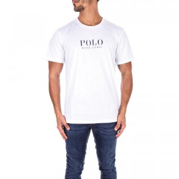 Camiseta Hombre Ralph Lauren Logo Manga Corta Blanco M