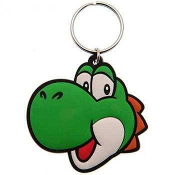 Yoshi Gummi-Schlüsselanhänger Super Mario 6 cm
