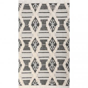 Tom Tailor Vintage Kelim Teppich mit Fransen – 160 × 230 cm