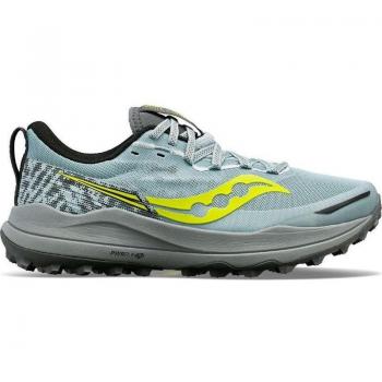 Scarpe da Trail Running Saucony Xodus Ultra 2 Donna Blu Celeste Giallo