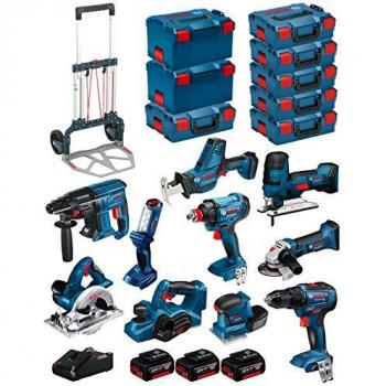 Conjunto Bosch 18V BK1002 con accesorios
