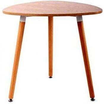Table triangulaire à 3 pieds, 80 cm de diamètre