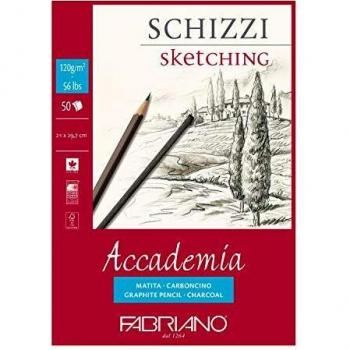 Bloc de dessin Fabriano Accademia 50 feuilles 21 x 29,7 cm