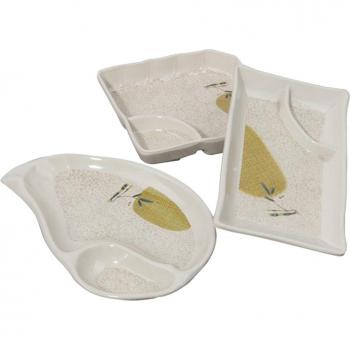 Condiment Dish with 2 Compartments