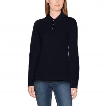 Trigema Langarm Poloshirt für Damen