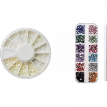 Kit de gemmes pour ongles 3D