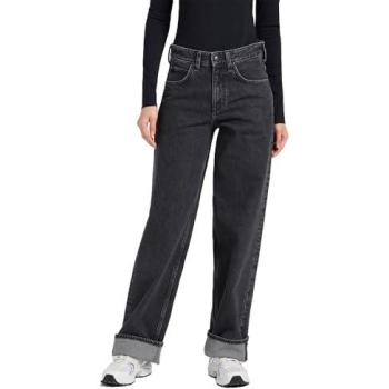 Lee Rides – Loose Balloon‑Fit Jeans, grau, 25×33