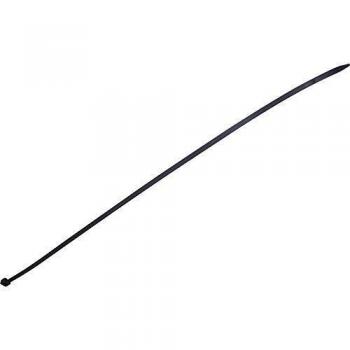 TRU COMPONENTS 1578026 Serre-câble 400 mm 4.80 mm noir stabilisé à la chaleur 100 pc(s)