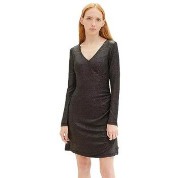 Robe Tom Tailor noire satinée pour adulte