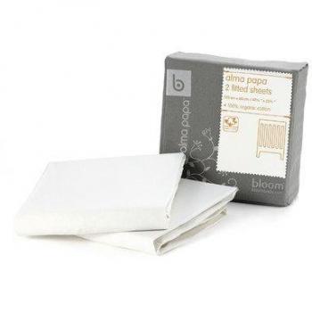 White Coconut Alma Bloom Fitted Sheets