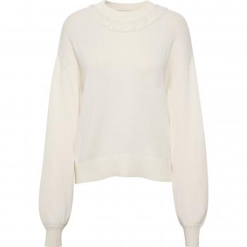 Kaffe Neva Damenpullover Écru Regular Fit XL