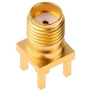 TG‑100024719 Gold‑Coated SMA Socket