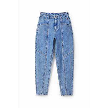 Desigual Blue Cotton Mom Jeans 40