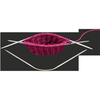 Addi CraSyTrio Metall-Stricknadeln 21 cm, Stärke 2,5 mm – 3 Stück