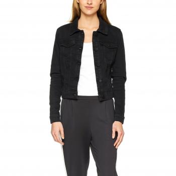 Noisy May NMDebra Black Wash Denim Jacket Girl-Jeans-Jacke schwarz