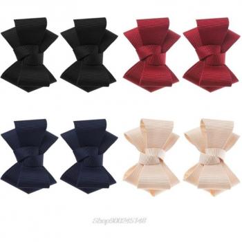 2Pcs Bowknot Embroidery Clips