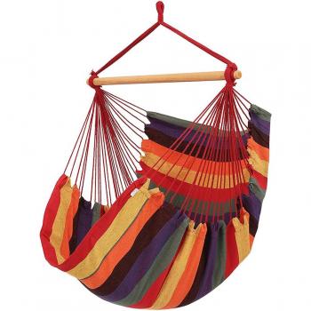 Hamac fauteuil arc‑en‑ciel