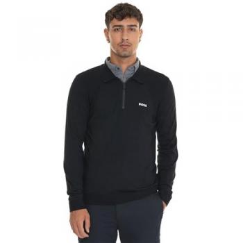 BOSS GREEN Strickpullover Momentum_Lite_PL24 mit Reißverschluss am Kragen