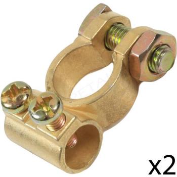 Brass Car Battery Terminal Connectors with Screw Connection