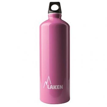 Botella Rosa Laken Futura para Aventuras 1L