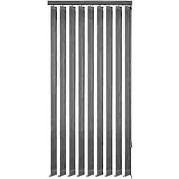 Weiße Stoffjalousien vertikal 150x250 cm