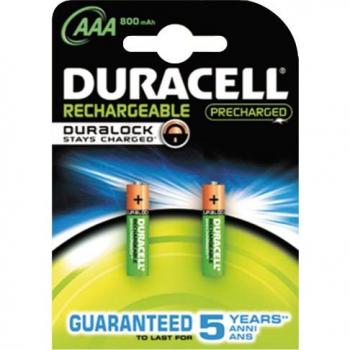 Duracell Pila Recargable AAA LR03 850 mAh Blister de 2 Unidades
