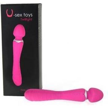 Vibrateur U-Body avec effet de chaleur crépusculaire