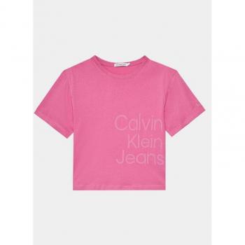T-shirt Calvin T-Shirt Bimba Art Pink Amour – Rosa