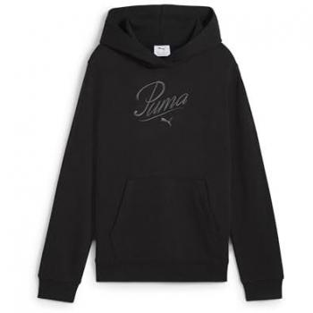 ESS Script Hoodie TR G von PUMA – Kinder, Größe 152, schwarz