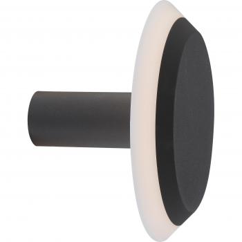 Hauswandleuchte LED 4,5 W – Dunkelgraues Aluminium mit indirektem Licht