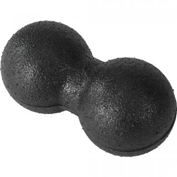 Gorilla Sports Faszien Massageball, Duo Ball für Selbstmassage, 1-tlg., 16 x 8,2 cm, Schwarz
