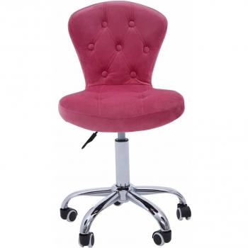 Orsina Pink Velvet Work Chair