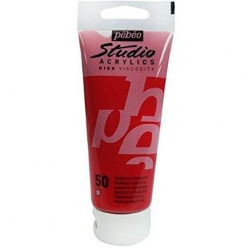 Pébéo Peinture acrylique tube 100 ml magenta primaire