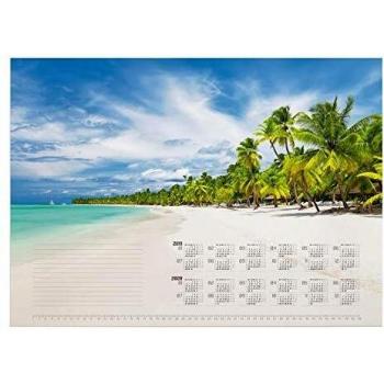 Durable Tropical Beach Calendar Mat Refill 570 x 410mm 7321 DB98701