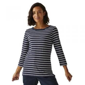Tee Regatta Bayletta Women Long Sleeve Neck White