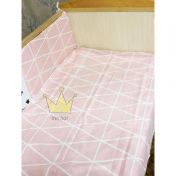 Juego de Cama Infantil “Rosa Risa” con parachoques