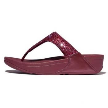 Fitflop Damen Sandalen mit Schmucksteinen, Lulu Crystal