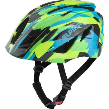 Kask per bambini Alpina Pico Neon-Verde Blu 50-55