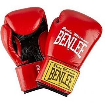 Benlee Fighter Handschuhe rot/weiß 16 Unzen